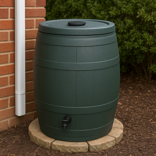 Decor Rain Barrel 30 gal with Spigot | AFRA
