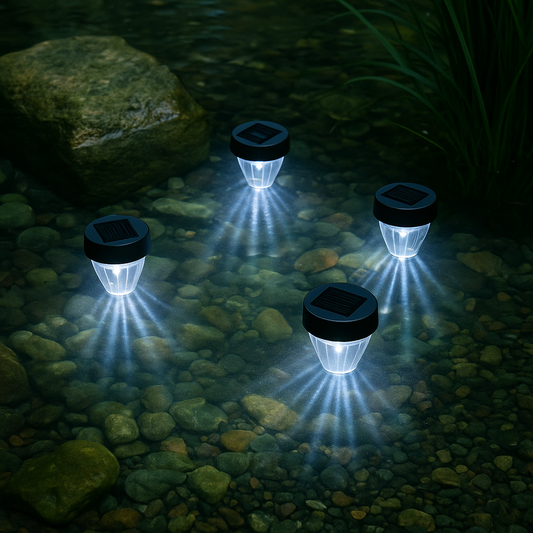 Underwater Solar LED Lights (4‑Pack) | AFRA