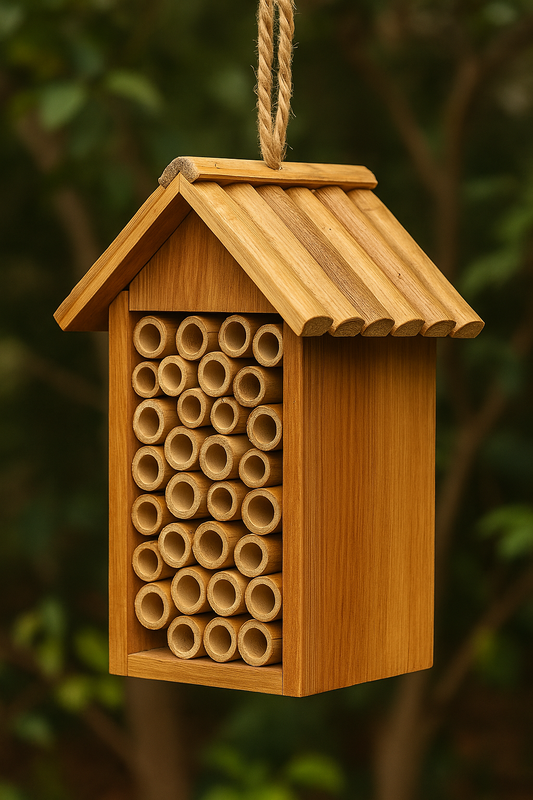 Bamboo Bee House for Native Pollinators | AFRA