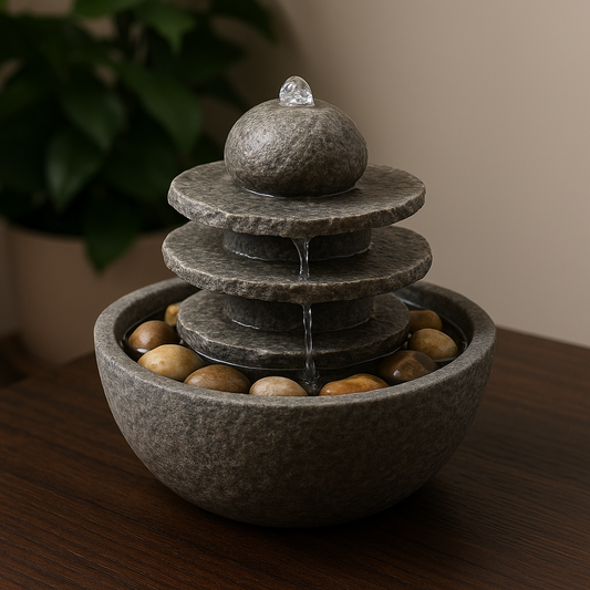 Stone Tabletop Fountain (Indoor/Patio) | AFRA